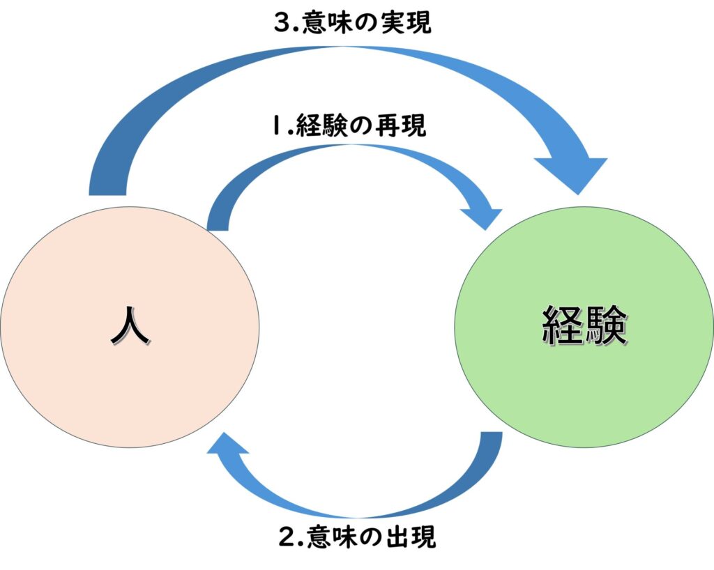 経験代謝サイクルの図解