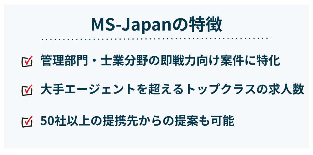 MS-Japan（エムエスジャパン）の特徴