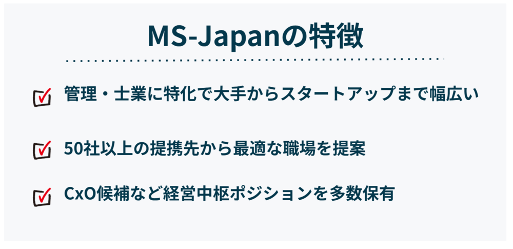 MS-Japanの特徴