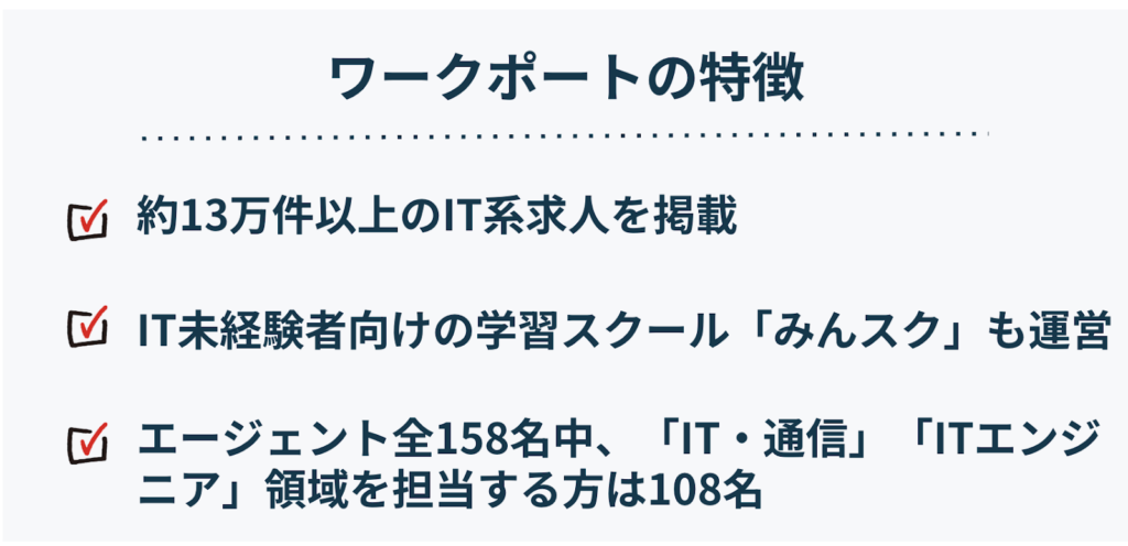 ワークポートの特徴
